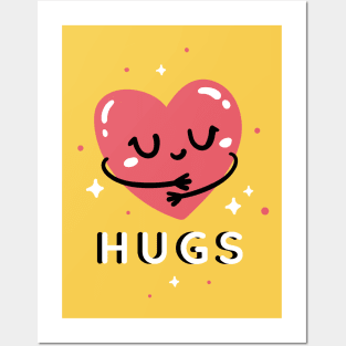 Hugs Posters and Art